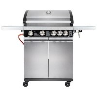 Refurbished electriQ IQBBQ4BSS The Alabama Elite - 4 Burner Gas BBQ - Stainless Steel