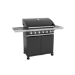 Boss Grill Alabama Elite - 6 Burner Gas BBQ Grill with Side Burner - Black