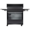 Boss Grill IQBBQ6BBL Alabama Elite - 6 Burner Gas BBQ Grill with Side Burner - Black    