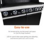 Refurbished Boss Grill Alabama Elite - 6 Burner Gas BBQ Grill with Side Burner - Black