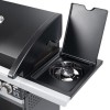 Boss Grill IQBBQ6BBL Alabama Elite - 6 Burner Gas BBQ Grill with Side Burner - Black    