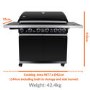 Refurbished Boss Grill Alabama Elite - 6 Burner Gas BBQ Grill with Side Burner - Black
