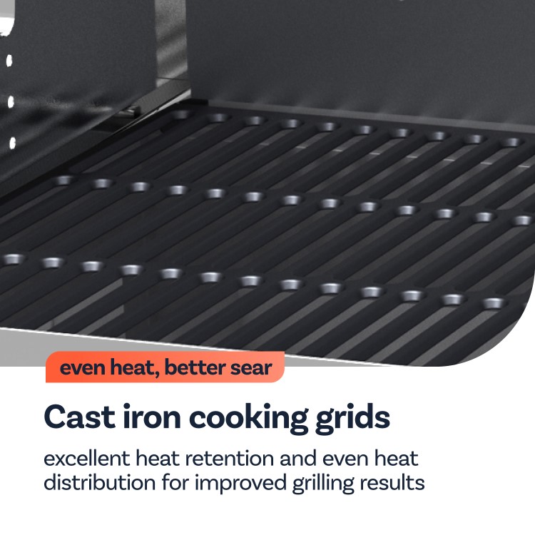 Boss Grill Built-In Charcoal BBQ – Stainless Steel