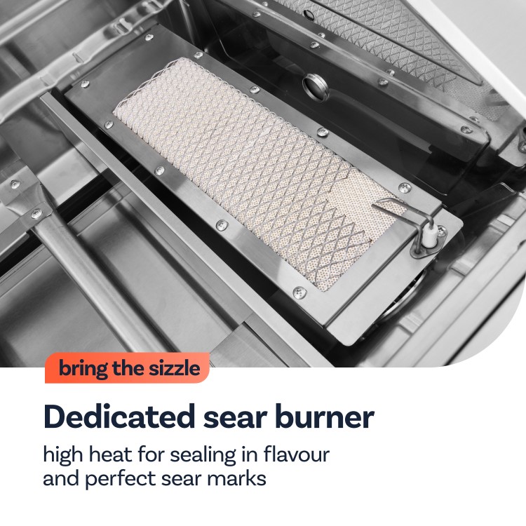 Boss Grill Premium Modular 6 Burner Built-In BBQ with Fridge - Stainless Steel 