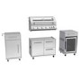 Boss Grill Premium Modular 6 Burner Built-In BBQ with Fridge - Stainless Steel 