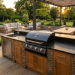Boss Grill Texas Lone Star 4 Burner Built In Gas BBQ Grill - Black