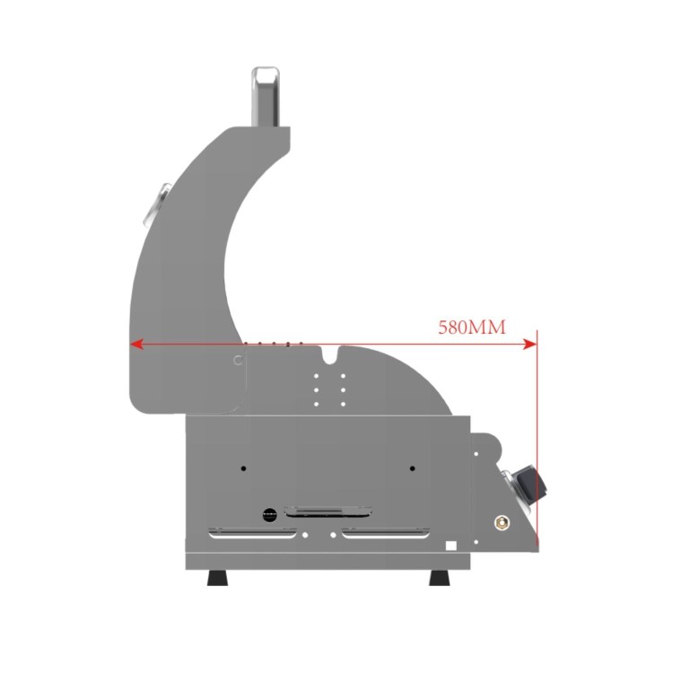 Boss Grill Texas Lone Star 4 Burner Built In Gas BBQ Grill - Stainless Steel