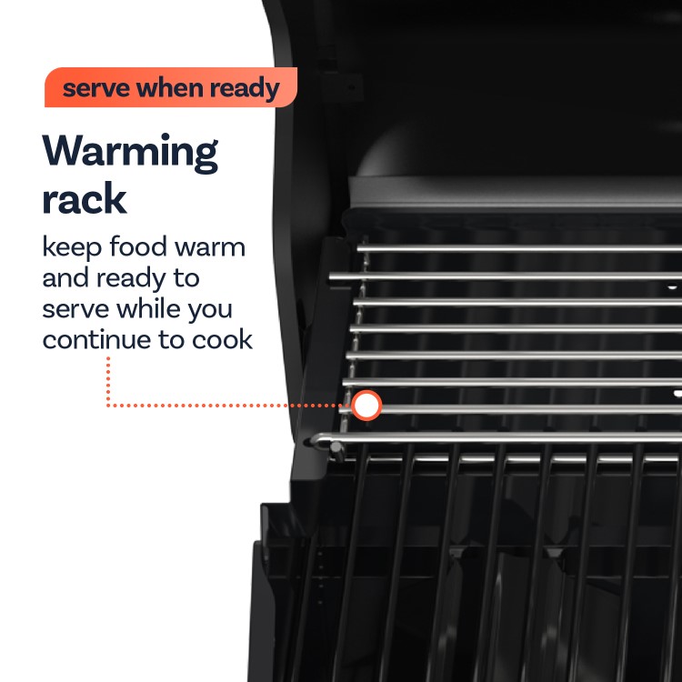 Boss Grill 6 Burner Built-In Gas BBQ - Black 