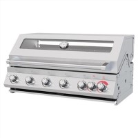 Boss Grill 6 Burner Built-In Gas BBQ - Stainless Steel 