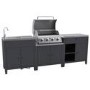 Refurbished Boss Grill Texas All Star Outdoor Kitchen Modular - 4 Burner Gas BBQ Grill