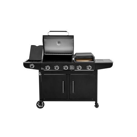 Boss Grill Forno 3-in-1 Burner Gas BBQ with Pizza Oven Black