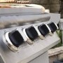 Refurbished Boss Grill Georgia Classic - 4 Burner Gas BBQ Grill with Side Burner - Silver