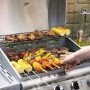 Refurbished Boss Grill Georgia Classic - 4 Burner Gas BBQ Grill with Side Burner - Silver