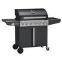 Refurbished Boss Grill Kentucky Premium 6 Burner Gas + 1 Side Burner BBQ in Black