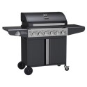 A2/IQBQ6BCHTB Refurbished Boss Grill Kentucky Premium 6 Burner Gas + 1 Side Burner BBQ in Black