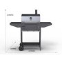 Boss Grill Tennessee - Charcoal Grill with Chimney Smoker BBQ