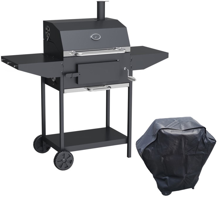 Refurbished Boss Grill Tennessee - Charcoal Grill BBQ with Chimney Smoker