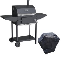 Refurbished Boss Grill Tennessee - Charcoal Grill BBQ with Chimney Smoker
