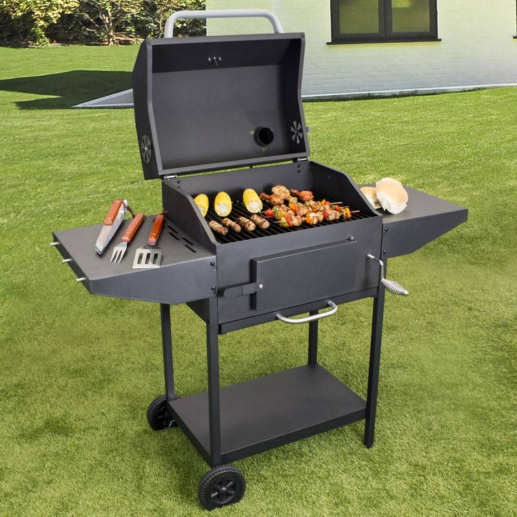 Refurbished Boss Grill Tennessee - Charcoal Grill BBQ with Chimney Smoker