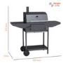Refurbished Boss Grill Tennessee - Charcoal Grill BBQ with Chimney Smoker