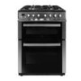 Refurbished electriQ IQDFC2W60 60cm Double Oven Dual Fuel Cooker Stainless Steel