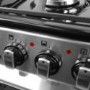Refurbished electriQ IQDFC2W60 60cm Double Oven Dual Fuel Cooker Stainless Steel