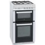 iQ 50cm Gas Twin Cavity Cooker - White