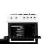 iQ 50cm Gas Twin Cavity Cooker - White
