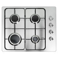 iQ 60cm Stainless Steel 4 Burner Gas Hob