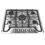 iQ 70cm 5 Burner Gas Hob - Stainless Steel