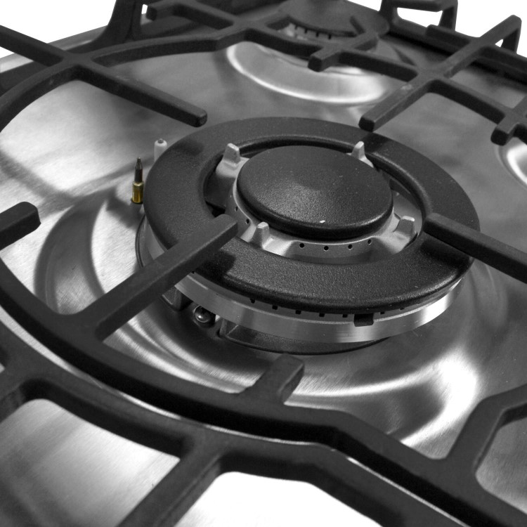 iQ 70cm 5 Burner Gas Hob - Stainless Steel