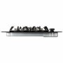 electriQ 75cm Gas on Glass 5 Burner Gas Hob - Black