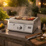 Boss Grill 3-in-1 Gas BBQ Griddle and Pizza Oven - Stainless Steel