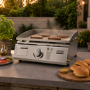 Boss Grill 3-in-1 Gas BBQ Griddle and Pizza Oven - Stainless Steel
