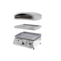 A1/IQGRIDDLEP Refurbished Boss Grill 3-in-1 Gas BBQ Griddle and Pizza Oven - Stainless Steel