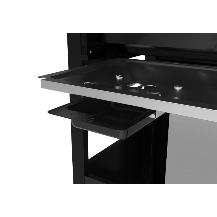 Boss Grill Georgia Classic - 4 Burner Gas BBQ with Side Burner - Black