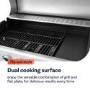 Boss Grill Georgia Classic - 6 Burner Gas BBQ Grill with Side Burner - Silver