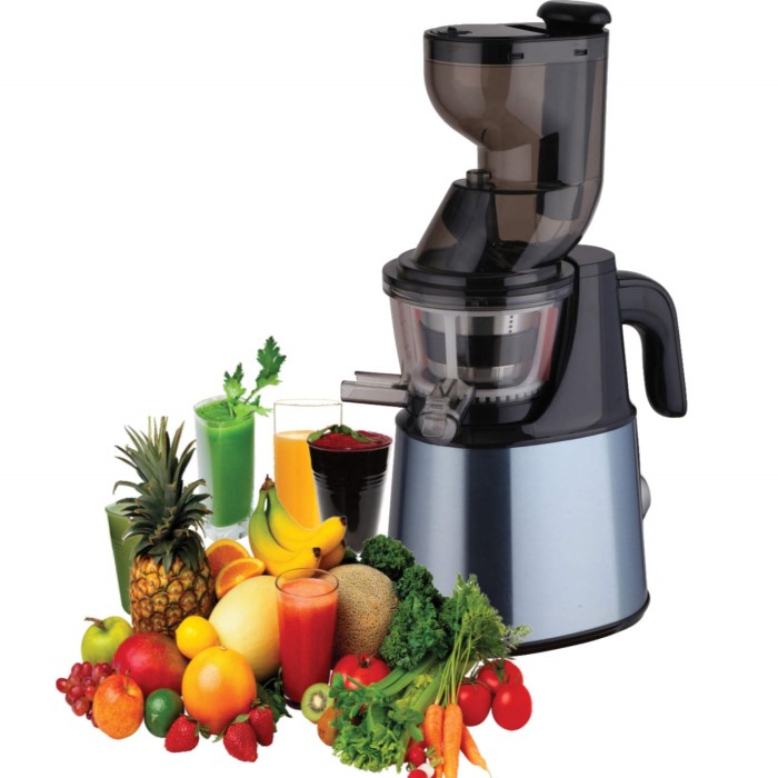 GRADE A1 - Whole Fruit Cold Pressed Slow Juicer in Stainless Steel - Buy It Direct