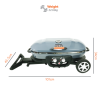 Refurbished Boss Grill Deluxe Portable Gas BBQ with Trolley