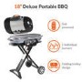 Boss Grill Deluxe Portable - 2 Burner Gas BBQ Grill with Trolley - Grey