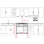 electriQ 90cm Dual Fuel Double Oven Range Cooker Stainless Steel