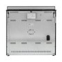 electriQ 90cm Dual Fuel Triple Cavity Range Cooker - Black