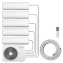 IQool-5MS12k12K12K12K12K electriQ iQool Multi-Split 5 x 12000 BTU Smart Wall Mounted Split Air Conditioner with Heat Pump - Pipe Kits Included
