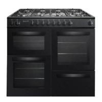 Inalto 100cm Dual Fuel Range Cooker - Black Inalto 100cm Dual Fuel Range Cooker - Black