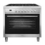 Refurbished Inalto 90cm Single Cavity Dual Fuel Range Cooker Stainless Steel