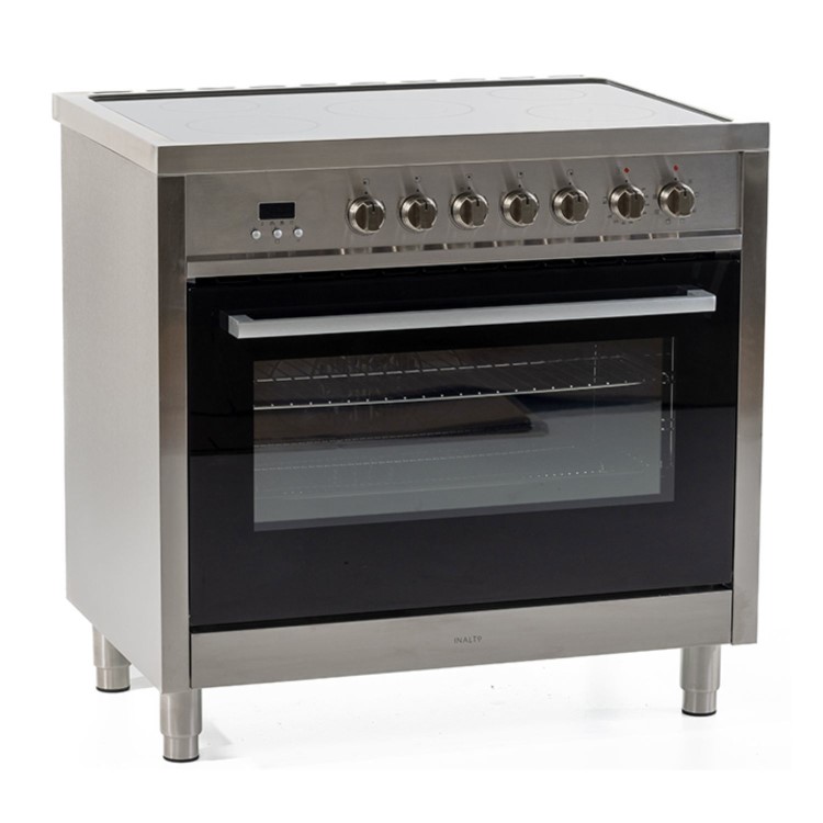 Inalto 90cm Electric Range Cooker - Stainless Steel