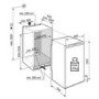 Liebherr 191 Litre In-column Integrated Fridge With BioFresh