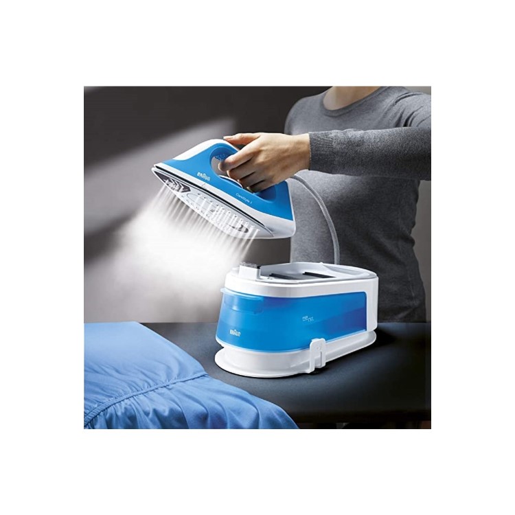 Braun IS1012BL Carestyle 2200W Steam Generator Iron - Blue and White