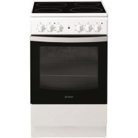 Refurbished Indesit IS5V4KHW 50cm Single Oven Electric Cooker With Ceramic Hob White