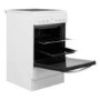 Indesit IS5V4KHW 50cm Electric Cooker - White